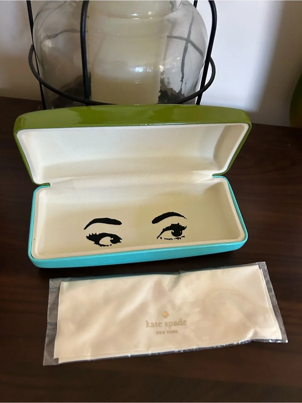 kate spade Oversized Cat-Eye Sunglasses in Pale Pink with Brown Gradient Lenses